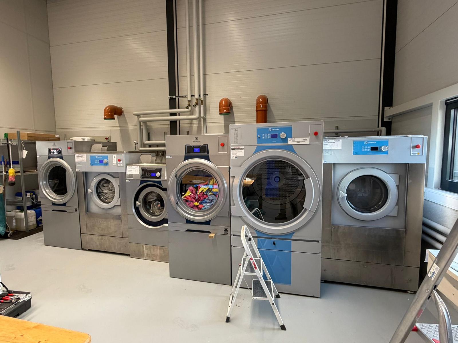 Professionelle Wäschereianlage